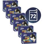 FELIX Капсули FELIX Fantastic DUO, вкусен избор със зеленчуци в желе 72 x 85 г