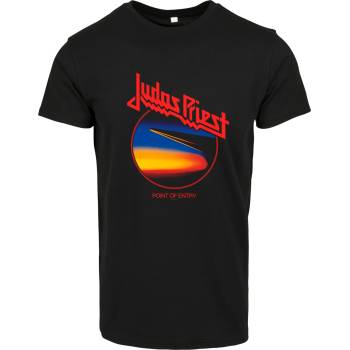 MERCHCODE Тениска Judas Priest Point Of Entry Anniversary Tee black XXLUB-MC785-00007 - , размер XS