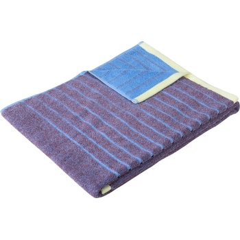 Hübsch Синя и лилава памучна кърпа Dora, 50 x 100 cm - Hübsch (061409)