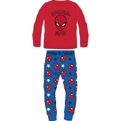 chlapecké pyžamo Spiderman modrá červená