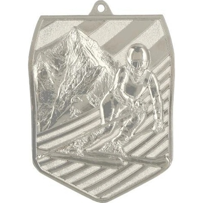 TROFEJE.sk Medaila MD8055 lyžovanie striebro