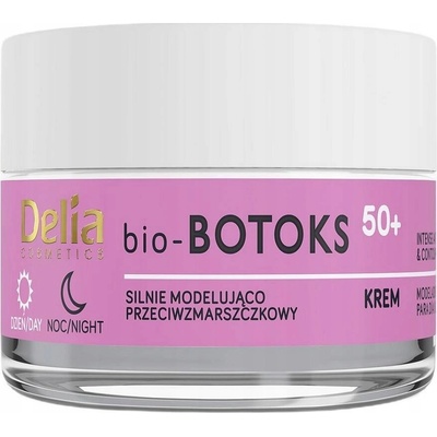 Delia Cosmetics BIO Botoks intenzívny liftingový krém proti vráskam 60+ 50 ml