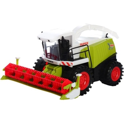 LAMPS SUPER HARVESER Dětský plastový kombajn na setrvačník 31cm zelený