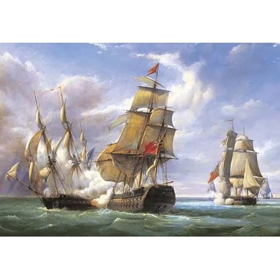 Castorland - Puzzle Battle of French Frigates - 3 000 piese