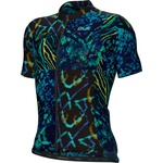 Alé Мъжка фланелка с къс ръкав за колоездене Alé Pragma Caraibi S/S Jersey Cycling jersey - Black - размер XXL (056-3948-0117)