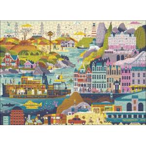 Heye - Puzzle Movie Masters: Wes Anderson Films - 1 000 piese