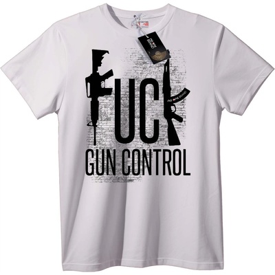 NOONEBRAND Тениска Долу Контрола на Оръжията - XL, Black