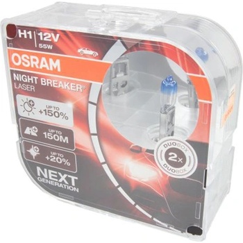 Image 1 of OSRAM Крушка OSRAM H1, 12V, 55W, 1550lm, 2 броя