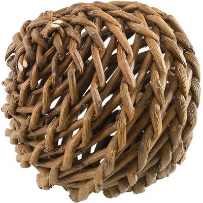 Ferplast Nibbling Toy - Играчка за зайци и морски свинчета за гризане - вплетено дърво. 12 см