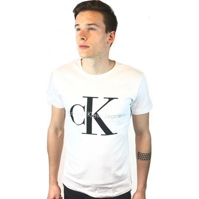 Calvin Klein pánské triko Short Bílé