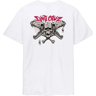 Santa Cruz Pace Torch Bones T-Shirt White
