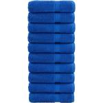 vidaXL Премиум кърпи за баня SOLUND 10 бр сини 70x140 см 600 gsm (137190)