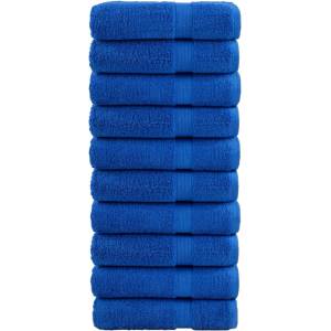 vidaXL Премиум кърпи за баня SOLUND 10 бр сини 70x140 см 600 gsm (137190)