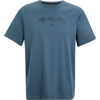 Regatta Fingal Graphic T-Shirt modré
