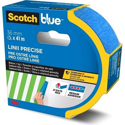 3M Scotch Univerzálna maskovacia páska na ostré línie 36 mm × 41 m 2093