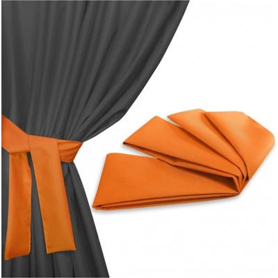 Mondo Italia Stuha na upínanie záhradných závesov 160x8 cm oranžová Oranžová