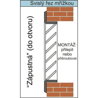Refax plast s.r.o. Mřížka ventilační PVC hranatá bílá se síťkou 189 x 189 mm G