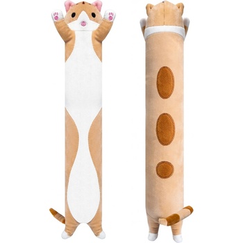 Aga4Kids Plyšový vankúš Kočka Hnědá 50 cm