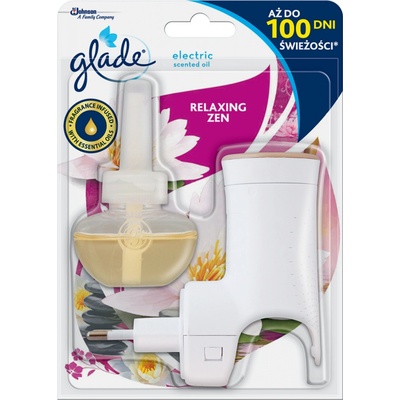 Glade Electric Scented Oil Relaxing Zen - Japonská zahrada elektrický osvěžovač vzduchu strojek s tekutou náplní 20 ml
