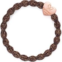 By Eloise London Metallic Rose Gold Heart Bronze