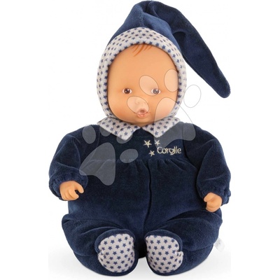 Corolle Babipouce Navy Blue Starry Dreams Mon Doudou s hnedými očami a špúliace ústočká 28 cm