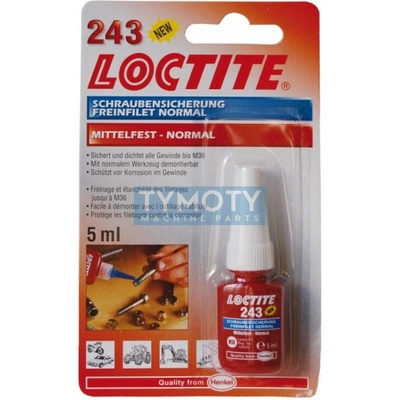 LOCTITE Zaisťovač skrutiek 243 5 ml