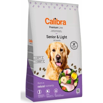 Calibra Dog Premium Line Senior & Light Chicken 12 kg