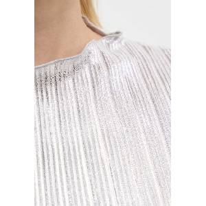 Never Fully Dressed Рокля Silver Plisse Sophia (NFDDR1588)