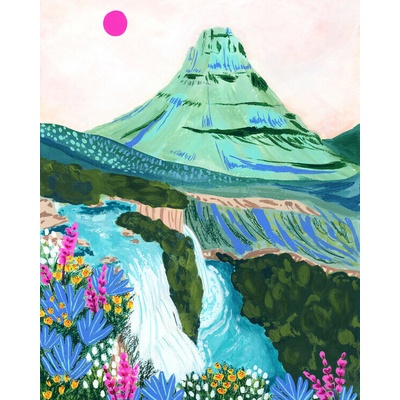 Plagát, Obraz - Kirkjufell, Sarah Gesek, 30 × 40 cm