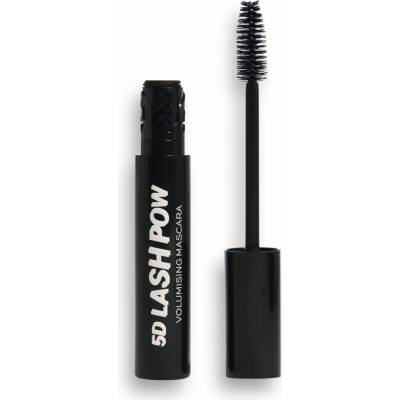 Makeup Revolution London 5D Lash Pow Extreme Volume Mascara řasenka pro maximální objem řas Super Black 12,2 ml