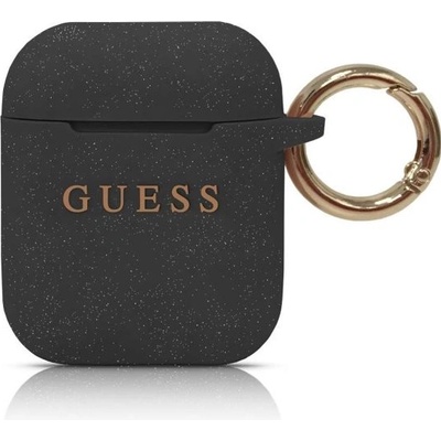 Guess Silikónový obal pre Apple AirPods GUACCSILGLBK