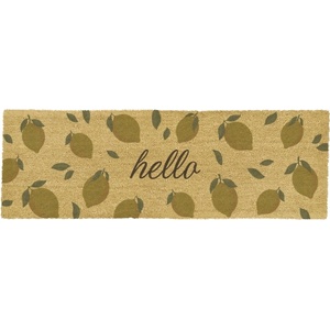 Artsy Mats Изтривалка от кокосови влакна 40x120 cm Hello Lemons - Artsy Doormats (12040-HELLOLEMONS)