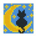 Bright Toys Мозайка с пиксели Bright Toys, 24x24 пиксела - Коте и луна (BT24004)