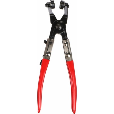 SIXTOL Kliešte na jednoduché samosvorné hadicové spony, zahnuté MECHANIC HOSE CLAMP 6