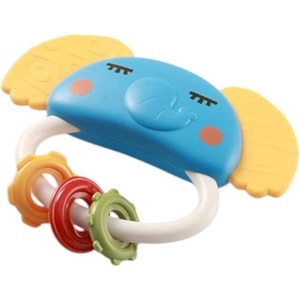 Babyono Бебешка дрънкалка Babyono - Слонче, многоцветна (5901435416808)