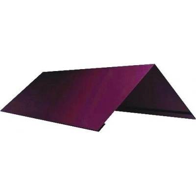 Hřebenáč klasik r.š.500mm pozink Lakovaný RAL 3005 vínová červená s folií dl.2m