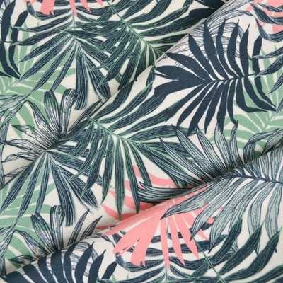 Takoy Viskózové plátno s příměsí lnu Alla tropical