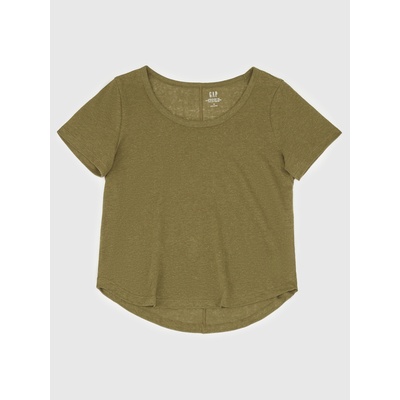 GAP Ленена тениска GAP GAP | Zelen | ЖЕНИ | XS