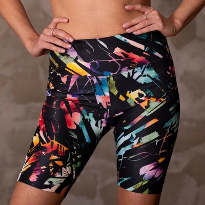 Eleven dámské elastické šortky Lisbeth Euphoria black