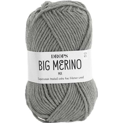 Příze DROPS Big Merino mix 02 - šedá