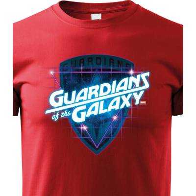 Dětské tričko Guardians of the Galaxy Červená Velikost Canvas Bezvatriko.cz 2338