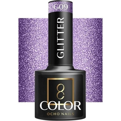 Ocho Nails Gél lak na nechty Glitter G 09, 5 g