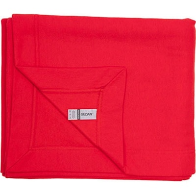 Gildan Flísová G18900 Red one size deka 130x150