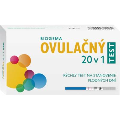Biogema Ovulační test 20 v 1 diagnostická sada 20 ks