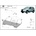 Scut Motor - Румъния Метална кора под двигател subaru justy от 2003 до 2007 (73733)
