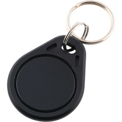 Přívěsek na klíče RFID 13 56 MHz čip Classic 1K voděodolná Černá