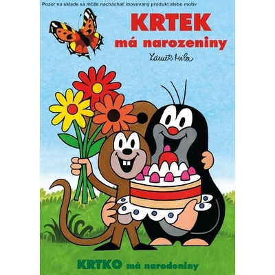 Krtek cestovatel omalovánky A4 Zdeněk Miler