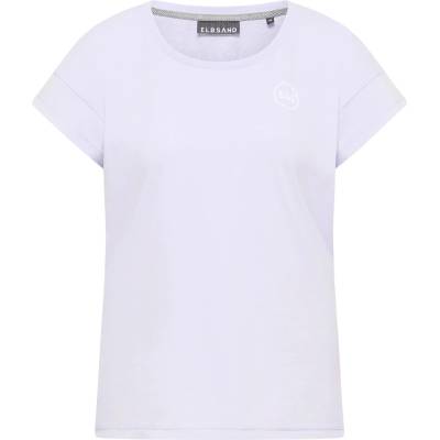 ELBSAND Дамска тениска ELBSAND Women's Ranva T-Shirt - Lilac Frost Melange (916-2678-0414)