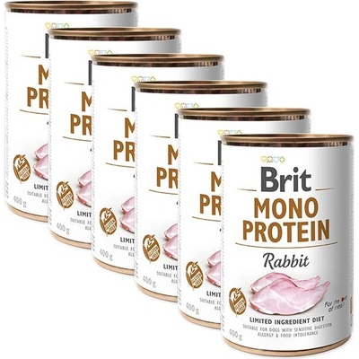 Brit Консерва Brit Mono Protein Заек 6 x 400 г