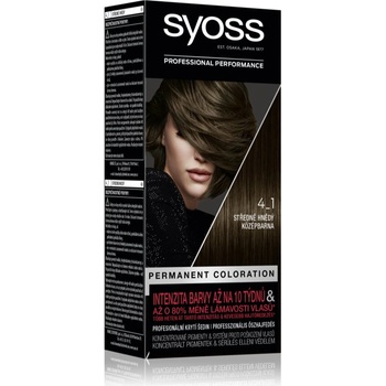 Syoss Permanent Color перманентната боя за коса цвят 4_1 Medium Brown